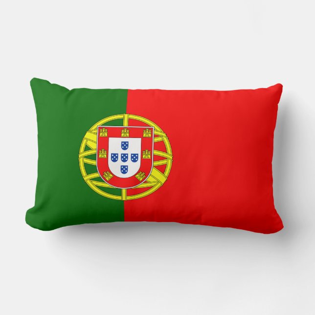 Cojín Lumbar Bandera portuguesa (Portugal) (Anverso)