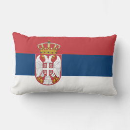 Cojín Lumbar Bandera serbia