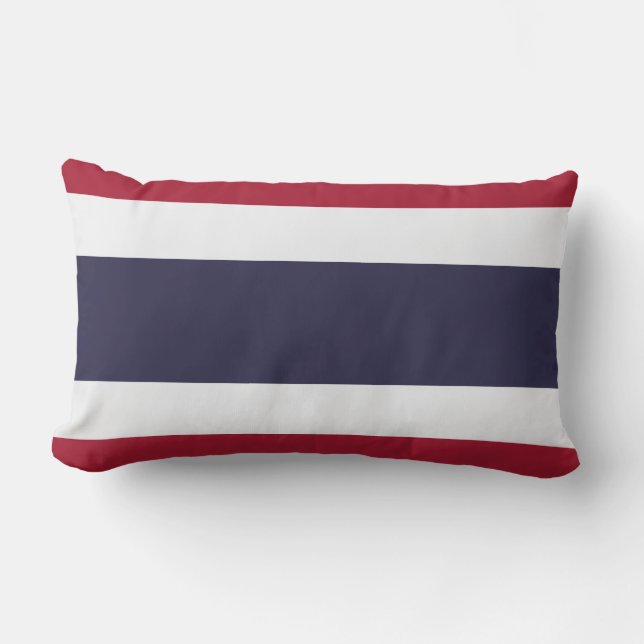 Cojín Lumbar Bandera tailandesa (Tailandia) (Anverso)