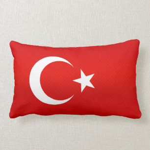 Cojín Lumbar Bandera turca pelada moderna