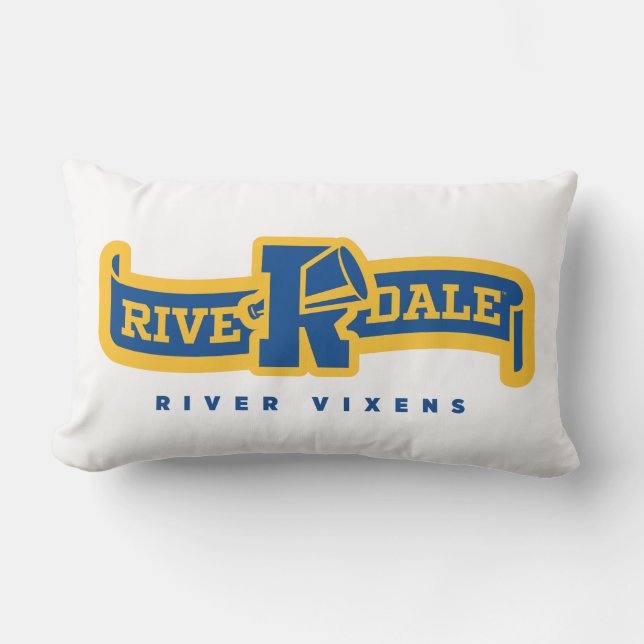 Cojín Lumbar Banner del río Riverdale Vixens (Anverso)