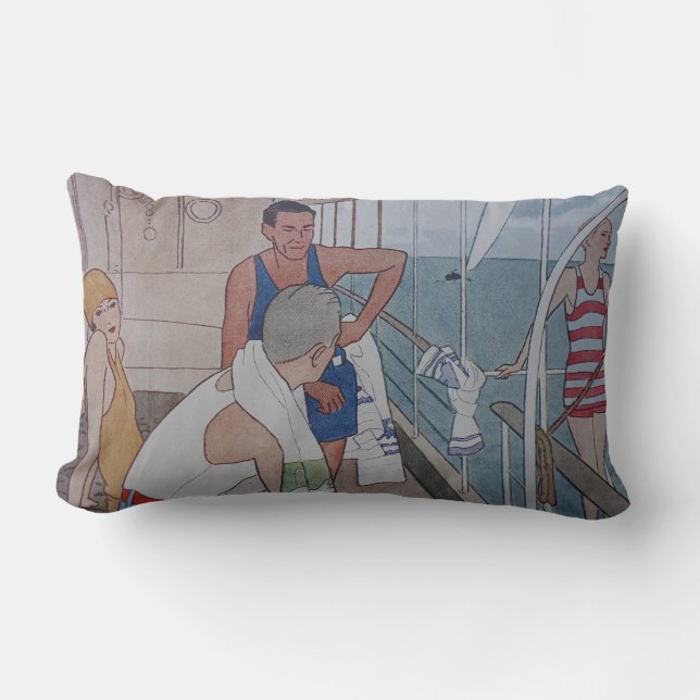 Cojín Lumbar Barco de cruceros (Anverso)