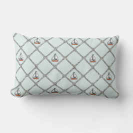 Cojín Lumbar Barco náutico de mano con raya