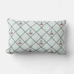 Cojín Lumbar Barco náutico de mano con raya