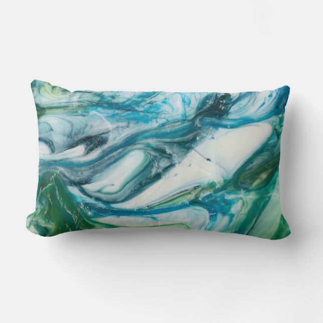 Cojín Lumbar Barrido de marea II (Anverso)