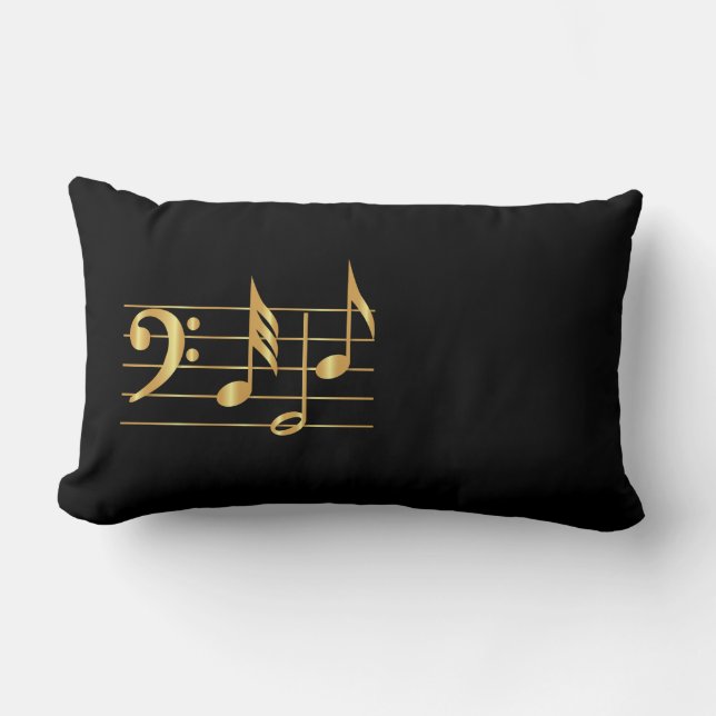 Cojín Lumbar Bass clef (Anverso)