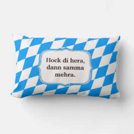 Cojín Lumbar Baviera sutil sobre el algodón