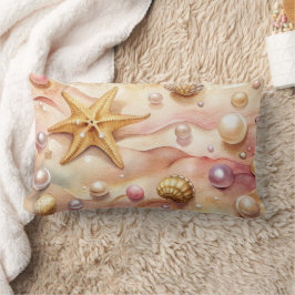 Cojín Lumbar Beack Starfish Pearls