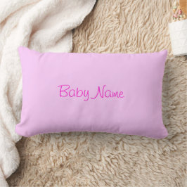 Cojín Lumbar Bebé dulce Niña Reversible Pillow - PERSONALIZAR