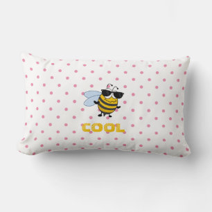 Cojín Lumbar Bee Guay Gracioso Punto de Bee Polka Trendy Pers