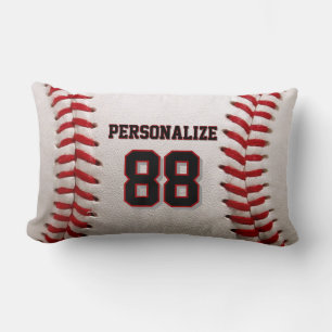 Cojín Lumbar Béisbol Softbol Nombre y Número Personalizados
