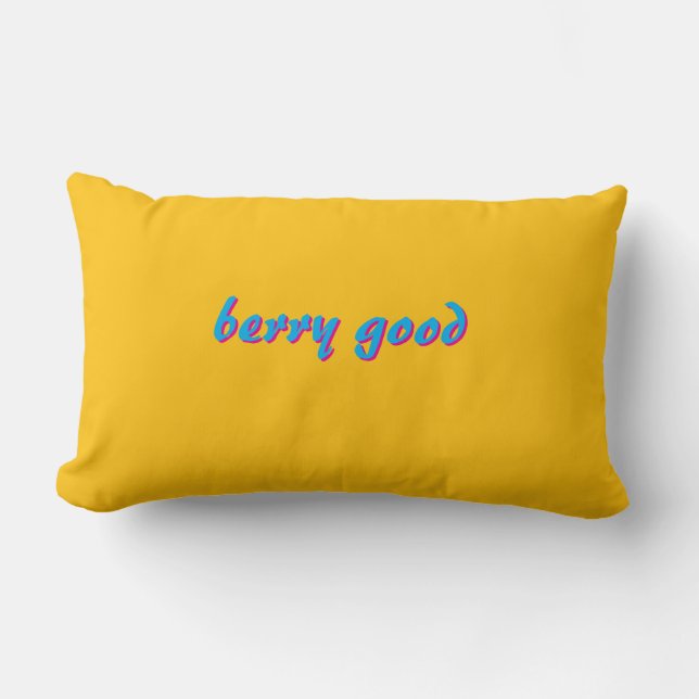 Cojín Lumbar Berry Bueno  (Anverso)