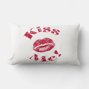 Cojín Lumbar ¡Bésame! Labios Rojos