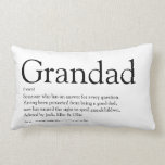 Cojín Lumbar Best Ever Grandpa, Grandfather, Papa Definition<br><div class="desc">Personalise for your special grandpa,  grandad,  papa or pops to create a unique gift. A perfect way to show him how amazing he is every day. Designed by Thisisnotme©</div>