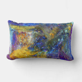 Cojín Lumbar Bestia Azul en ejecución