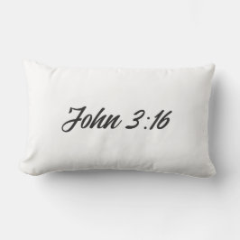Cojín Lumbar Biblia contra John 3:16