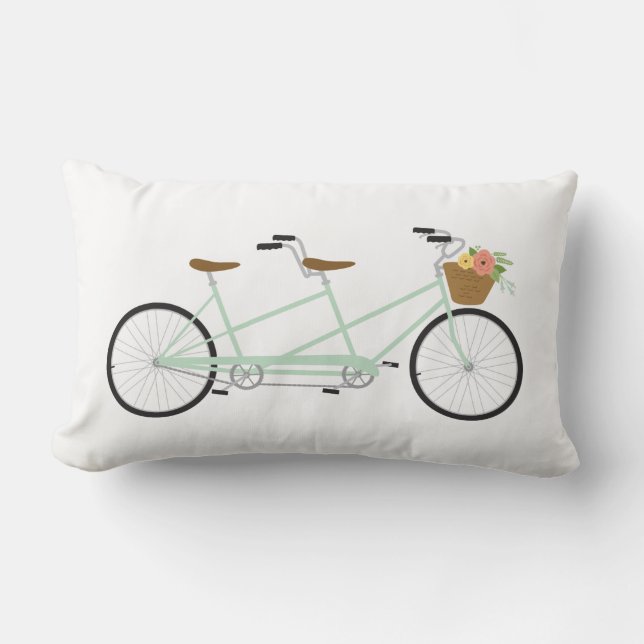 Cojín Lumbar Bici en tándem (Anverso)
