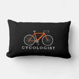 Cojín Lumbar Bicicleta Naranja-Cycologista En Negro