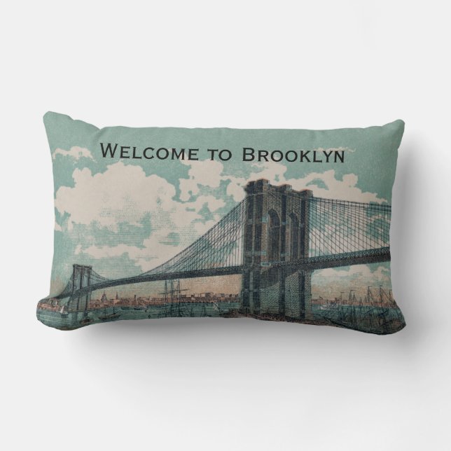 Cojín Lumbar Bienvenido a Brooklyn Lumbar Pillow (Anverso)