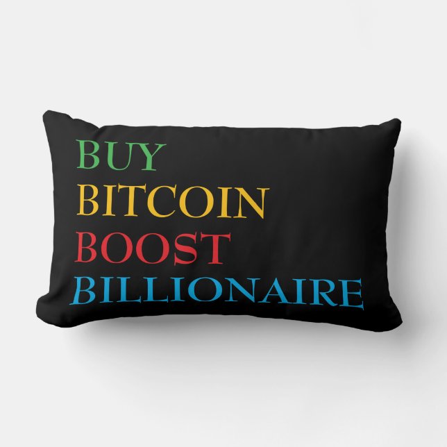 Cojín Lumbar Bitcoin Cripto (Anverso)