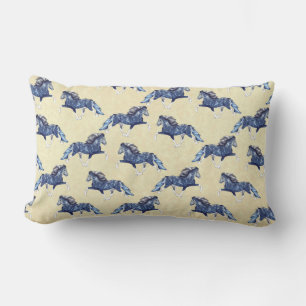 Cojín Lumbar Blámóða 2 Caballo Islandés Azul