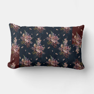 Cojín Lumbar Blanco floral de la caída/almohada del Lumbar de
