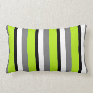 Cojín Lumbar Blanco gris del negro de la cal