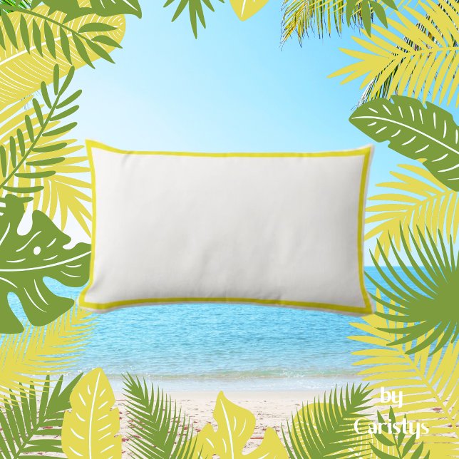 Cojín Lumbar Blanco sólido con amarillo, blanco amarillo invers (Subido por el creador)
