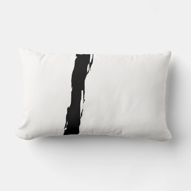 Cojín Lumbar Blanco y negro (Anverso)