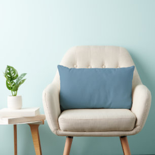 Cojín Lumbar Blanquear Crea Tu Propio - Azul gris