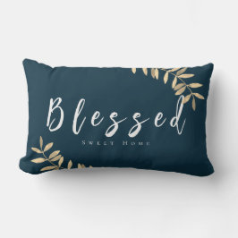 Cojín Lumbar Blessn Modern Blue Lumber Pillow