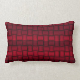 Cojín Lumbar Bloques irlandeses (rojo)