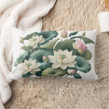 Blossoming Lotus Zen Pillow