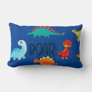 Cojín Lumbar Blue Baby Boy Roar Lumbar Pillow