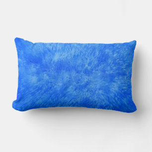 Cojín Lumbar Blue Fur Frenzy Lumbar Pillow