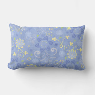 Cojín Lumbar Blue Summer Daisy