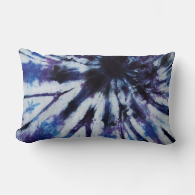 Cojín Lumbar Blue Swirl (Anverso)