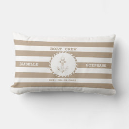 Cojín Lumbar Boat Crew Brown