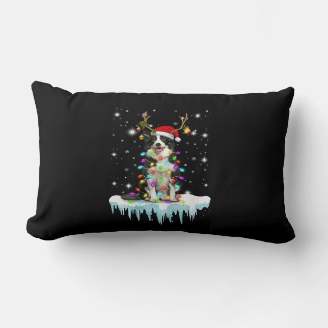 Cojín Lumbar Boder Colline Reindeer Christmas Present (Anverso)