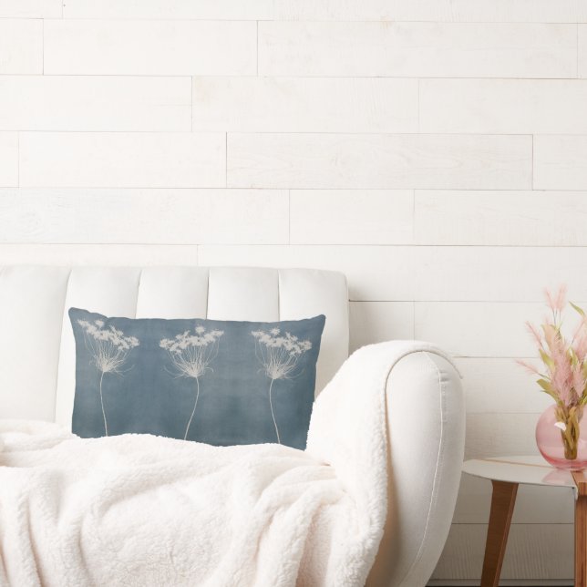 Cojín Lumbar Boho Blue Lumbar Pillow (Sofá)