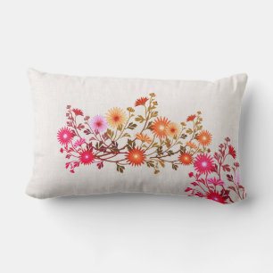 Cojín Lumbar Boho Floral