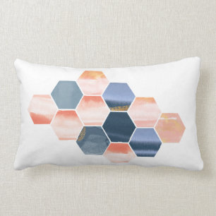 Cojín Lumbar Boho Hexagons