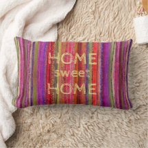 Boho Personalizado Vintage Rojo Violeta Rayas - 