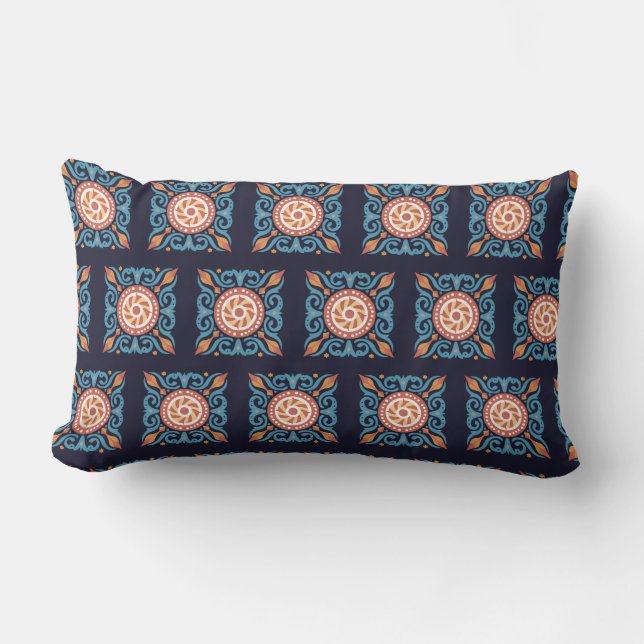 Cojín Lumbar Boho Tile (Anverso)