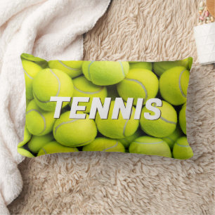 Cojín Lumbar Bolas de tenis de texto personalizado