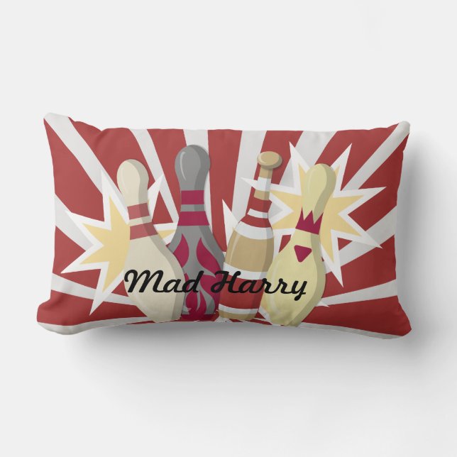 Cojín Lumbar Bolos de época (Anverso)