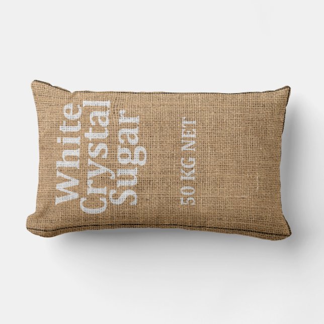 Cojín Lumbar Bolsa de sacos de azúcar (Anverso)