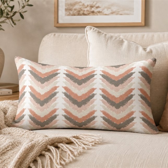Cojín Lumbar Bolso Boho Chevron Tote (Subido por el creador)