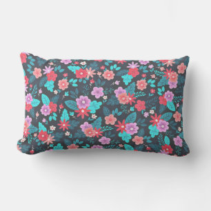 Cojín Lumbar Bonito arreglo Ditsy Floral Pattern-56576