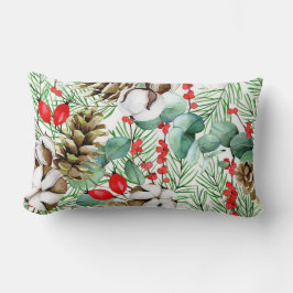 Cojín Lumbar Bonito floral decorativo llamativo 